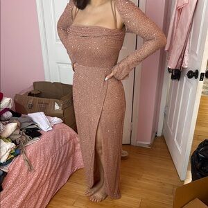 Elegant Women's Glittering Dress
